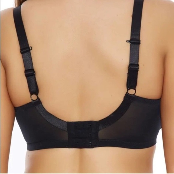 Elomi NWT Energise Black Sports Bra size 40DD Extra Support Sportsbra Plus Size - Picture 9 of 16